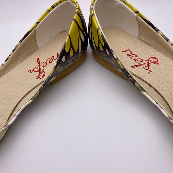 BNWT NEEFS PRINTED BALLERINA FLATS Size 6 NEW IN BOX | Made in Turkey - Picture 7 of 12
